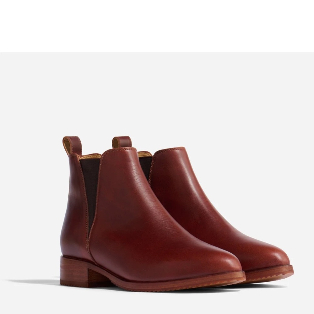 Nisolo Everyday Chelsea Brandy Ankle Boots NIB